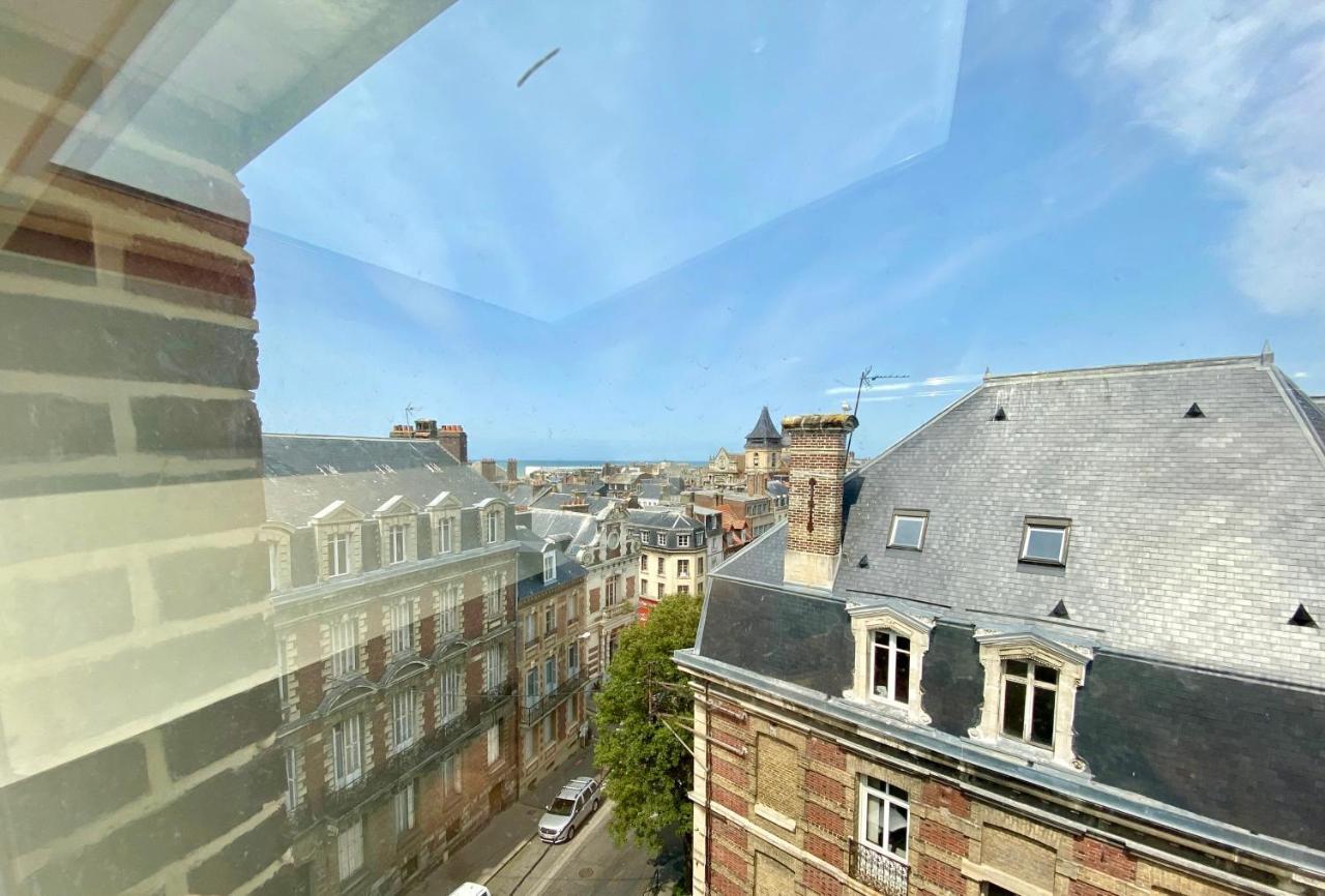 Ferienwohnung L'Horizon Bleu - Vue Panoramique & Proche Plage - Espace & Confort Dieppe Exterior foto
